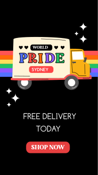 World Pride Sydney Promo Facebook Story Design