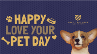 Wonderful Love Your Pet Day Greeting Animation Image Preview