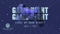 Futuristic Game Night Animation Design