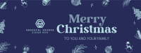 Quirky Christmas Facebook cover Image Preview