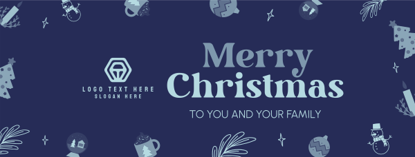 Quirky Christmas Facebook Cover Design Image Preview
