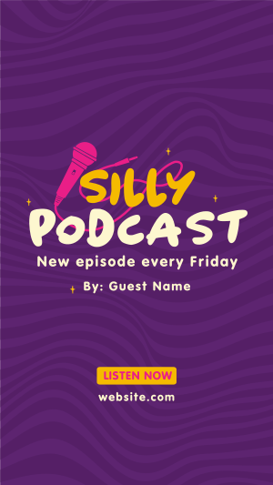 Silly Podcast Instagram story Image Preview