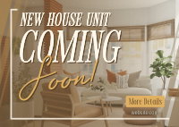 New House Coming Soon Postcard Image Preview