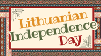 Folk Lithuanian Independence Day Facebook event cover Image Preview