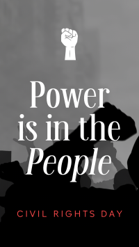 Strong Civil Rights Day Quote Instagram Story Design