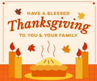 Blessed Thanksgiving Pie Facebook post Image Preview