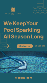 Pool Sparkling Instagram reel Image Preview