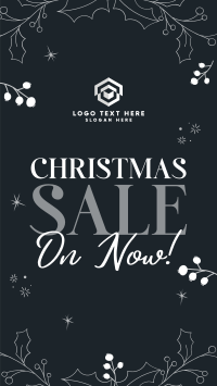 Decorative Christmas Sale Instagram Reel Design