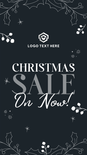 Decorative Christmas Sale Instagram Reel Image Preview