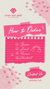 Scrapbook How to Order TikTok Video Design