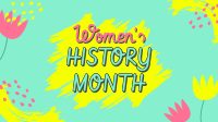 Women History Month Facebook Event Cover Design
