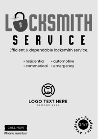 24/7 Locksmith  Flyer Image Preview