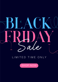 Classic Black Friday Sale Poster Design