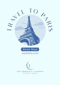 Paris Travel Booking Poster Image Preview
