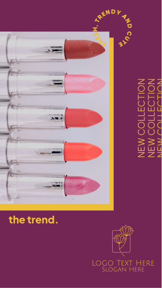 Lipstick Collection Facebook story