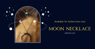 Moon Necklace Facebook ad Image Preview