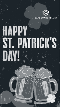 St. Patrick's Beer Greeting TikTok Video Design