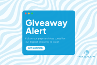 Giveaway Alert Pinterest Cover Design