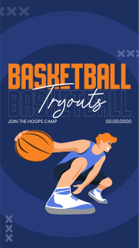 Basketball Tryouts YouTube Short Design