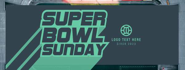 Super Bowl Sunday Facebook Cover Design Image Preview