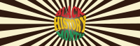 Groovy Black History Twitter Header Design