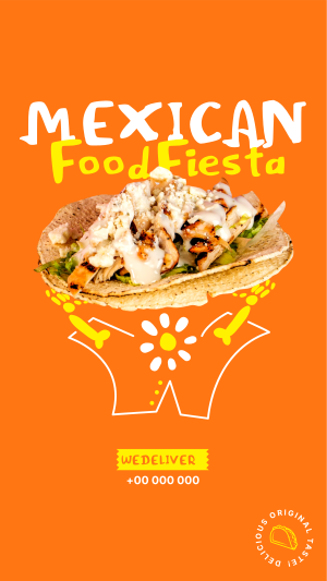 Taco Fiesta Instagram story Image Preview