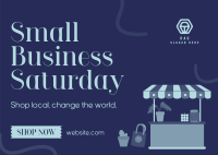 Small Business Bazaar Postcard Design