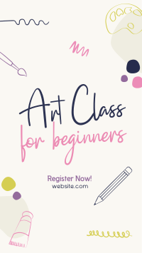 Doodle Class Instagram reel Image Preview