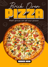 Indulging Pizza Flyer Design