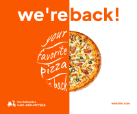 New York Pizza Chain Facebook post Image Preview