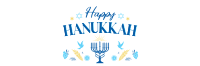 Hanukkah Menorah Twitter Header Image Preview