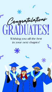Quirky Fun Graduation YouTube short Image Preview