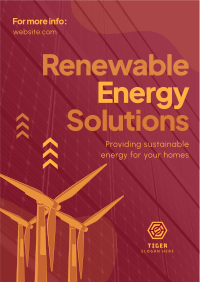 Renewable Energy Solutions Flyer Design