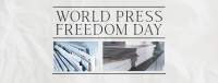 Press Freedom Facebook Cover Design