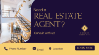 Property Consultant Facebook Event Cover Design