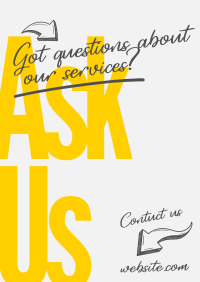 Doodle FAQs Poster Design
