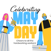 Celebrating May Day Instagram Post Design