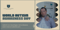 Bold Quirky Autism Day Twitter post Image Preview