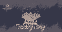 Happy Poetry Day Facebook Ad Design