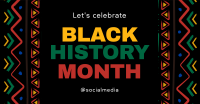 Celebrate Black History Facebook Ad Design