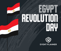 Egyptian Flag Facebook Post Design