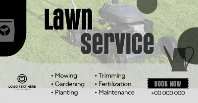 Lawn Care Professional Facebook ad Image Preview