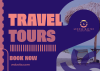 Travel Tour Sale Postcard Image Preview