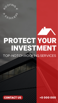 Top-Notch Roofing Services Facebook Story Design