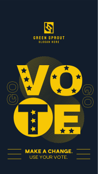 Vote for Change TikTok Video Image Preview