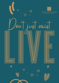 Live Your Life Flyer Image Preview