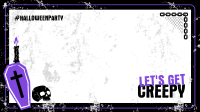 Creepy Party Zoom Background Image Preview