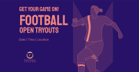 Soccer Tryouts Facebook Ad Image Preview