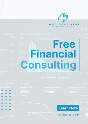 Simple Financial Consulting Poster Image Preview