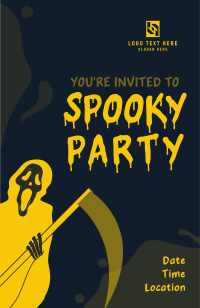 Spooky Party Invitation Design